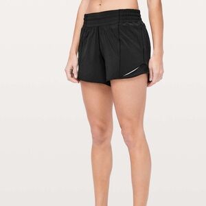 Lululemon Hotty Hot Short 12 *High-Rise Long 4" Black (First Release)